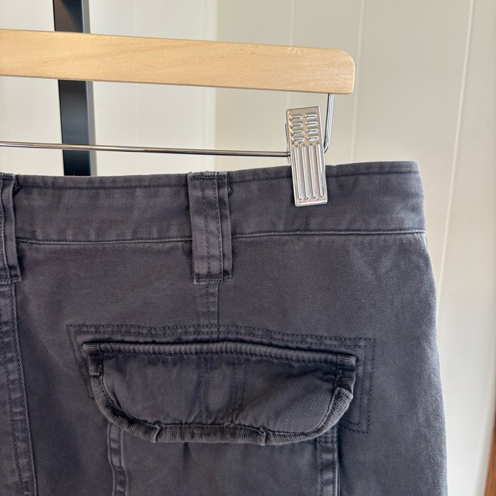 Carbon2Cobalt Cargo Shorts Mens 34x11.5 Gray Cotton Pockets Y2K Grunge Casual
